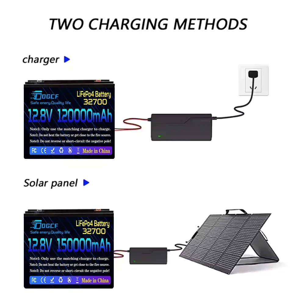 32700 12.8V 120Ah lithium iron phosphate battery,for Solar Marine Fish Finder Lighting 12V LiFePo4 Battery Built-in 100A BMS
32700 12.8V 120Ah lithium iron phosphate battery,for Solar Marine Fish Finder Lighting 12V LiFePo4 Battery Built-in 100A BMS
