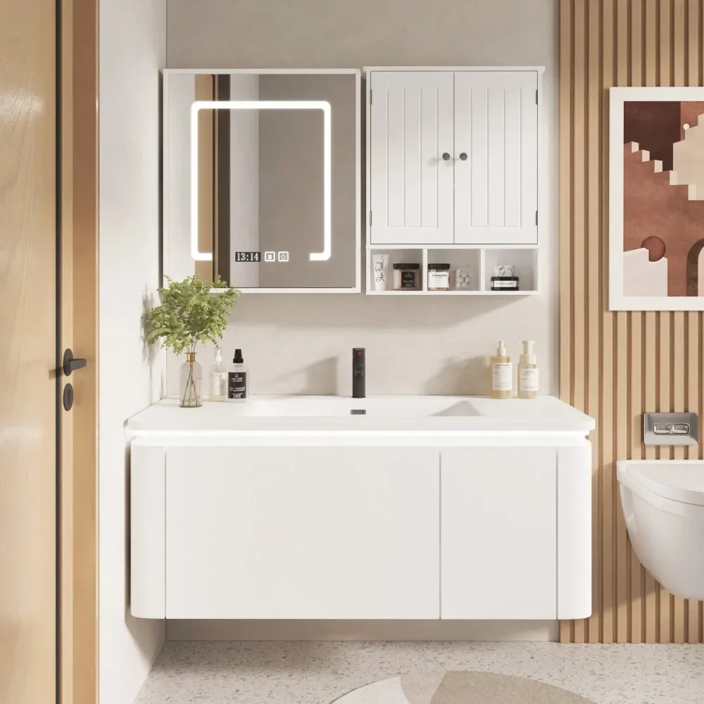 Floor Storage Cabinet, Bathroom Storage Unit With 2 Adjustable Shelves, Bathroom Cabinet Freestanding,Open Compartment, WallMou
Floor Storage Cabinet, Bathroom Storage Unit With 2 Adjustable Shelves, Bathroom Cabinet Freestanding,Open Compartment, WallMou