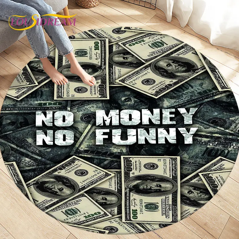 3D Rich Dollar Money Pattern Area Rug,Round Carpet Rug for Living Room Bedroom Sofa Decoration,Kid Play Game Non-slip Floor Mat
3D Rich Dollar Money Pattern Area Rug,Round Carpet Rug for Living Room Bedroom Sofa Decoration,Kid Play Game Non-slip Floor Mat