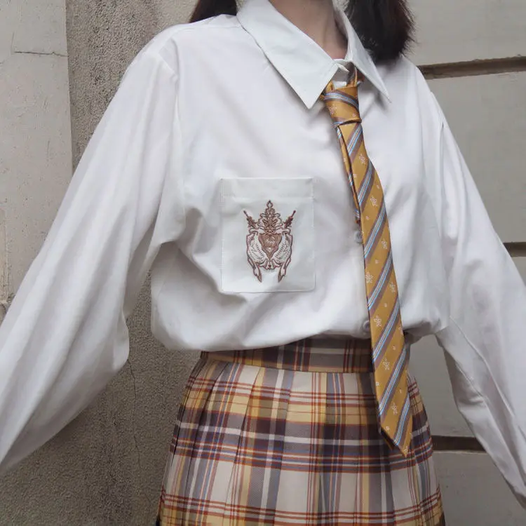 Весенне-осенняя японская юбка в клетку в стиле JK для женщин, свободного кроя, с длинным рукавом, модная, милая, прямого силуэта
Весенне-осенняя японская юбка в клетку в стиле JK для женщин, свободного кроя, с длинным рукавом, модная, милая, прямого силуэта