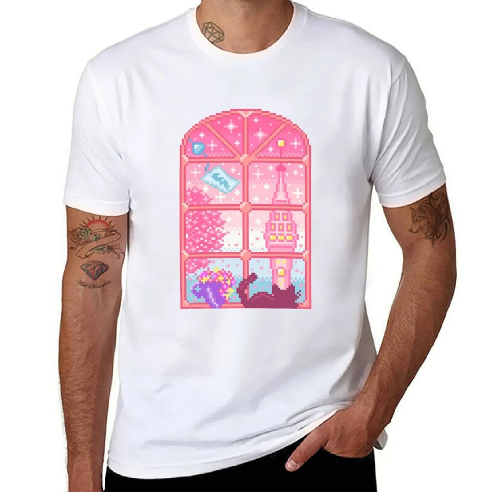 Window to the World Pixel Art T-Shirt t shirts designer t shirts for man graphic tees T-Shirt
Window to the World Pixel Art T-Shirt t shirts designer t shirts for man graphic tees T-Shirt