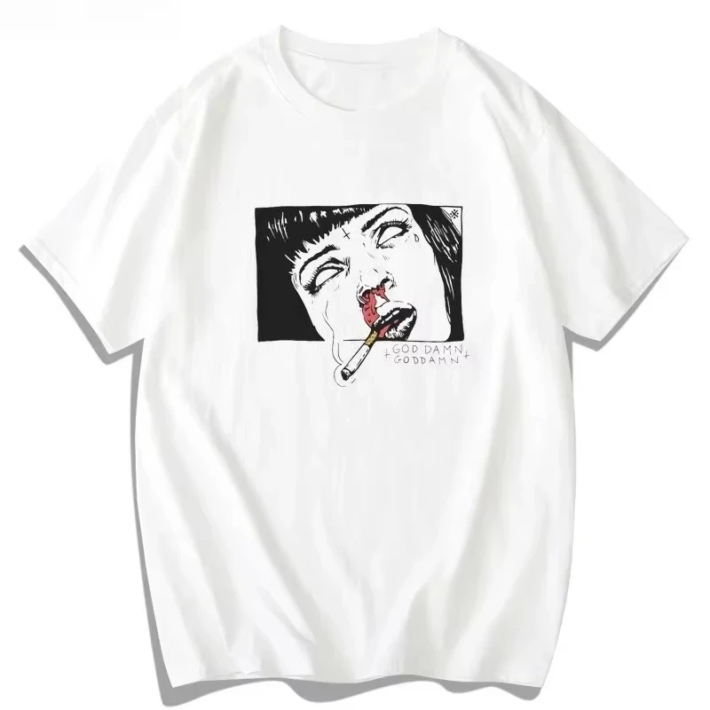 American Movie Pulp Fiction Quentin Pulp Fiction Cover Culture Shirt Short Sleeve Men's and Women's T-Shirts Cotton Round Neck
American Movie Pulp Fiction Quentin Pulp Fiction Cover Culture Shirt Short Sleeve Men's and Women's T-Shirts Cotton Round Neck