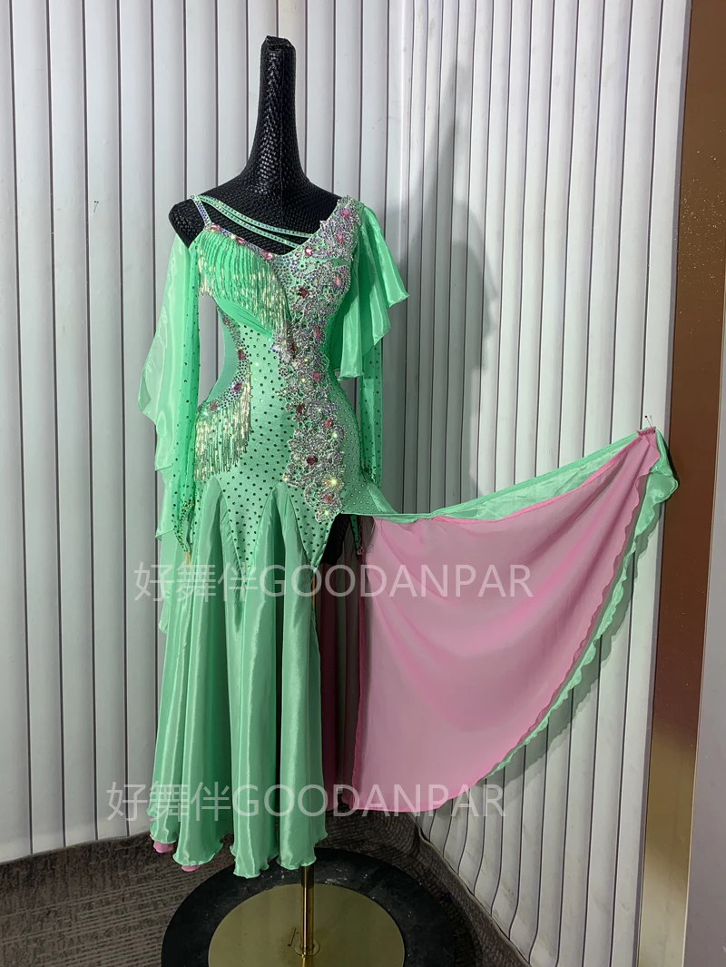 GOODANPAR American smooth Ballroom Dance Competition Dresses Dance Costumes Waltz Dress For Dancing Clothes Dance Wear Dress
GOODANPAR American smooth Ballroom Dance Competition Dresses Dance Costumes Waltz Dress For Dancing Clothes Dance Wear Dress