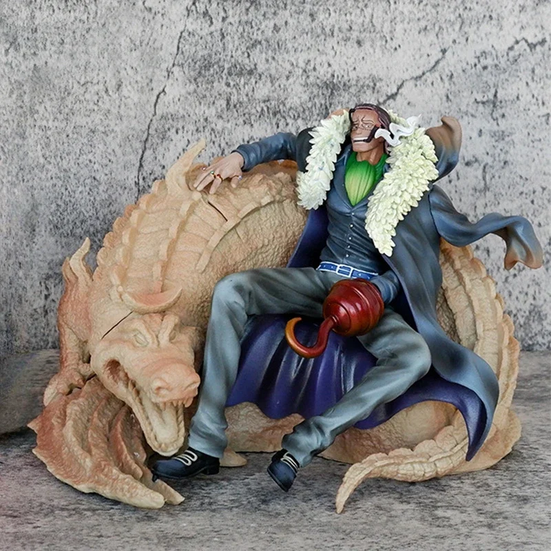 16.5cm One Piece Figure Sir Crocodile Anime Figures King Of The Desert Model Pvc Statue Figurine Model Doll Collection Toys Gift
16.5cm One Piece Figure Sir Crocodile Anime Figures King Of The Desert Model Pvc Statue Figurine Model Doll Collection Toys Gift