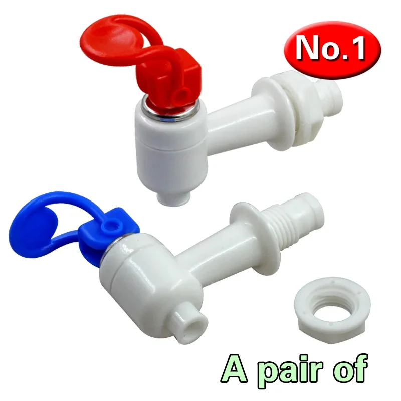 1 Pair Water dispenser faucet switch,red blue hot and cold water outlet,household accessories,external thread water dispenser
1 Pair Water dispenser faucet switch,red blue hot and cold water outlet,household accessories,external thread water dispenser