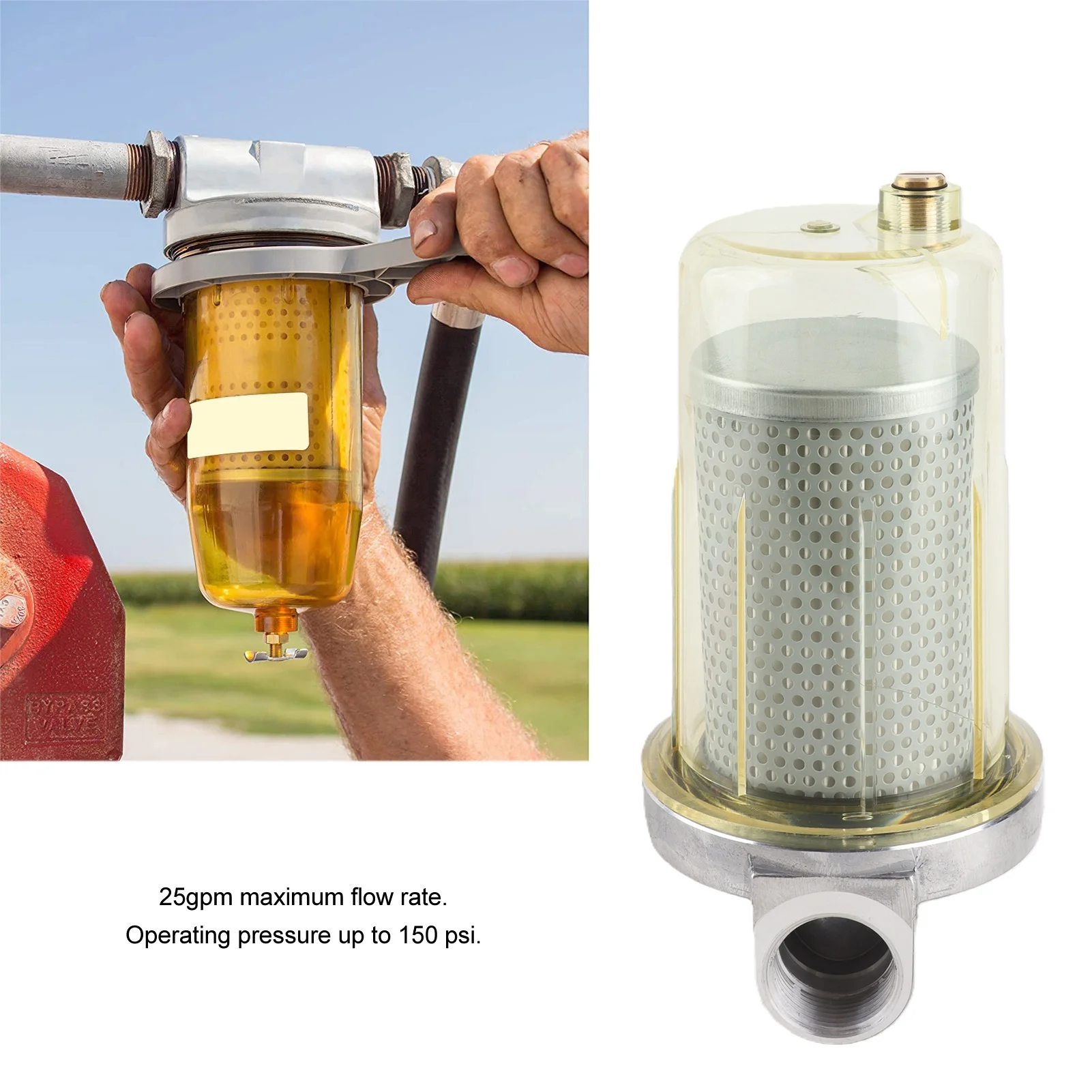 Fuel Filter 1.3in Fuel Filter Accessory Fuel Filter Transparent 1.3in Fuel Dispenser Filter Filtering Accessory for Replacement
Fuel Filter 1.3in Fuel Filter Accessory Fuel Filter Transparent 1.3in Fuel Dispenser Filter Filtering Accessory for Replacement