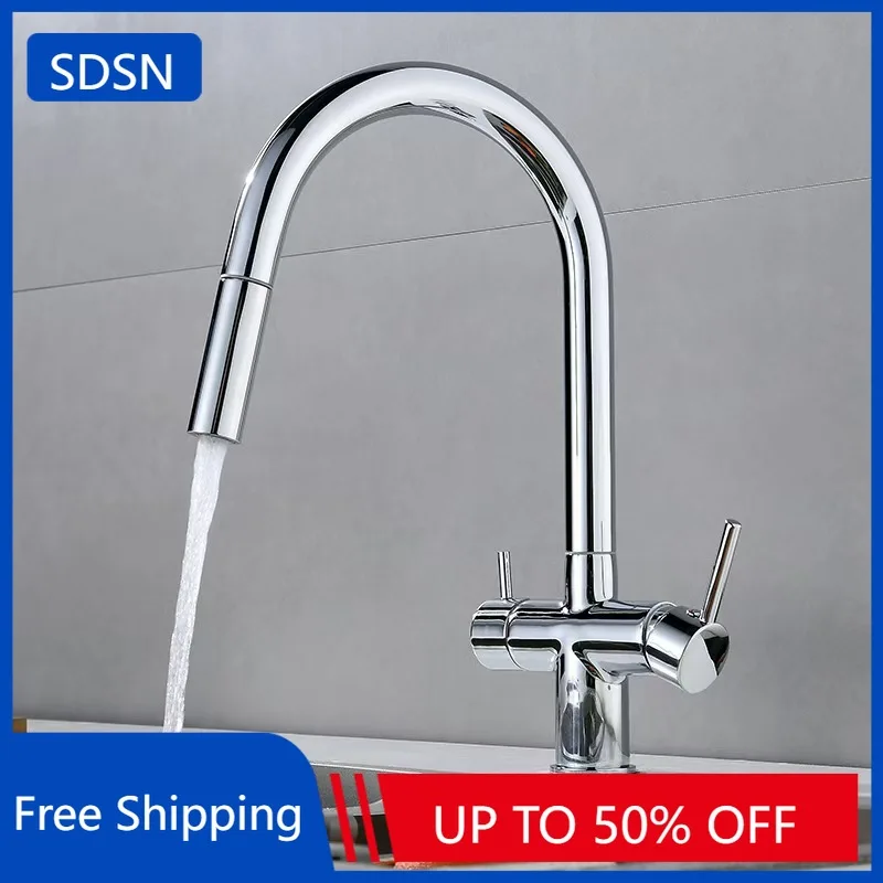 Pure Water Pull Out Filter Kitchen Sink Faucet with Pull Down Hot Cold Kitchen Sink Mixer Tap Brass Pull Down Kitchen Faucet
Pure Water Pull Out Filter Kitchen Sink Faucet with Pull Down Hot Cold Kitchen Sink Mixer Tap Brass Pull Down Kitchen Faucet