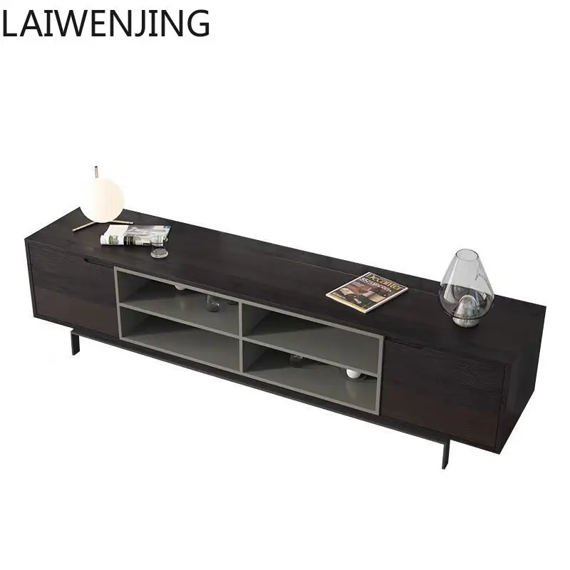 HLZ minimalist black oak smoked wood leather storage floor cabinet painted TV cabinet
HLZ minimalist black oak smoked wood leather storage floor cabinet painted TV cabinet
