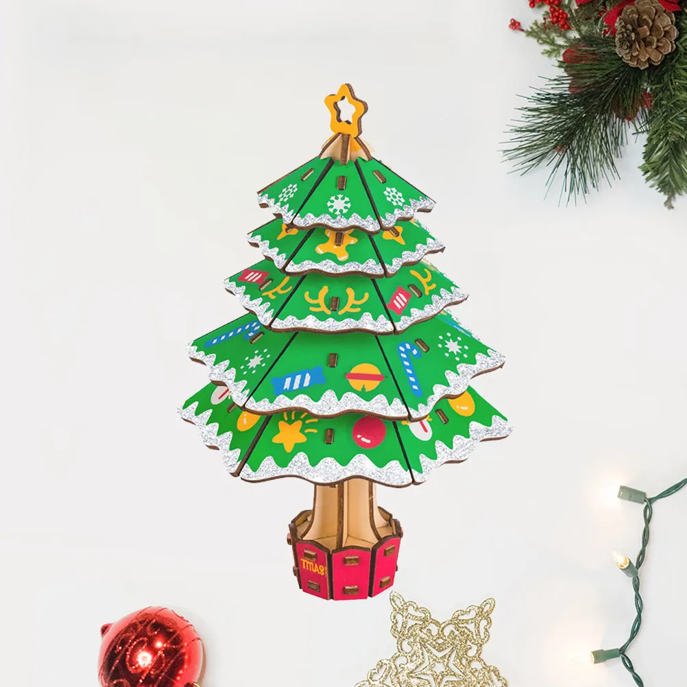 Christmas Tree 3D Puzzle Wooden Colorful Smooth Edges Educational DIY Gift for Kids Cognitive Hand Coordination Christmas
Christmas Tree 3D Puzzle Wooden Colorful Smooth Edges Educational DIY Gift for Kids Cognitive Hand Coordination Christmas