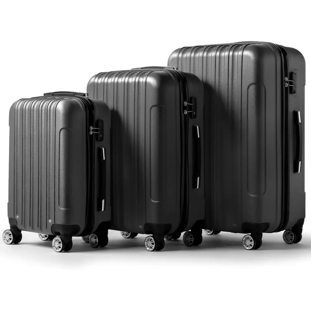 Набор из 3 легких чемоданов из АБС-пластика с 4 колесами-спиннерами, замками TSA и прочным жестким корпусом для семейных путешествий - серый, 20/24/28 дюймов
Набор из 3 легких чемоданов из АБС-пластика с 4 колесами-спиннерами, замками TSA и прочным жестким корпусом для семейных путешествий - серый, 20/24/28 дюймов