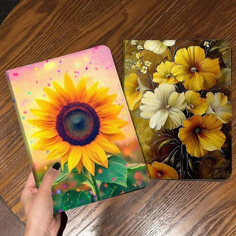 Складной чехол для планшета с цветочным узором подсолнуха, красивый подарок для iPad Pro Air Mini 2 3 4 5 6 7 6th 7th 10th 11th 10.2 9.7 10.5 11
Складной чехол для планшета с цветочным узором подсолнуха, красивый подарок для iPad Pro Air Mini 2 3 4 5 6 7 6th 7th 10th 11th 10.2 9.7 10.5 11