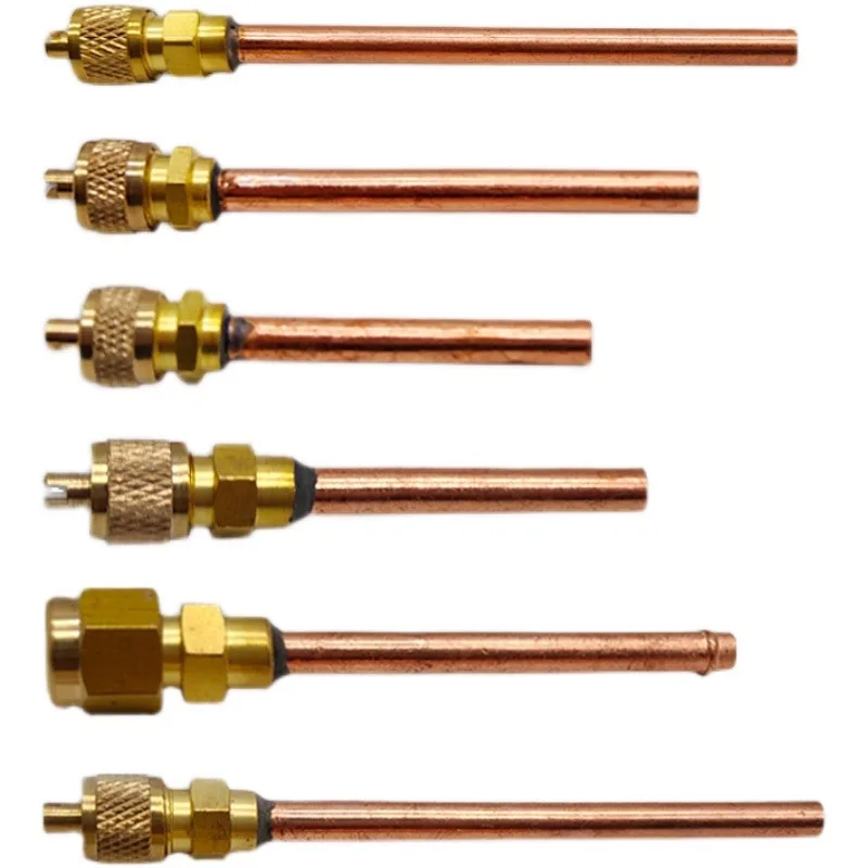 10Pcs Air Conditioner Refrigeration Access Valves Thickened Valve Copper Tube Filling Parts Replacements Refrigerator Parts
10Pcs Air Conditioner Refrigeration Access Valves Thickened Valve Copper Tube Filling Parts Replacements Refrigerator Parts