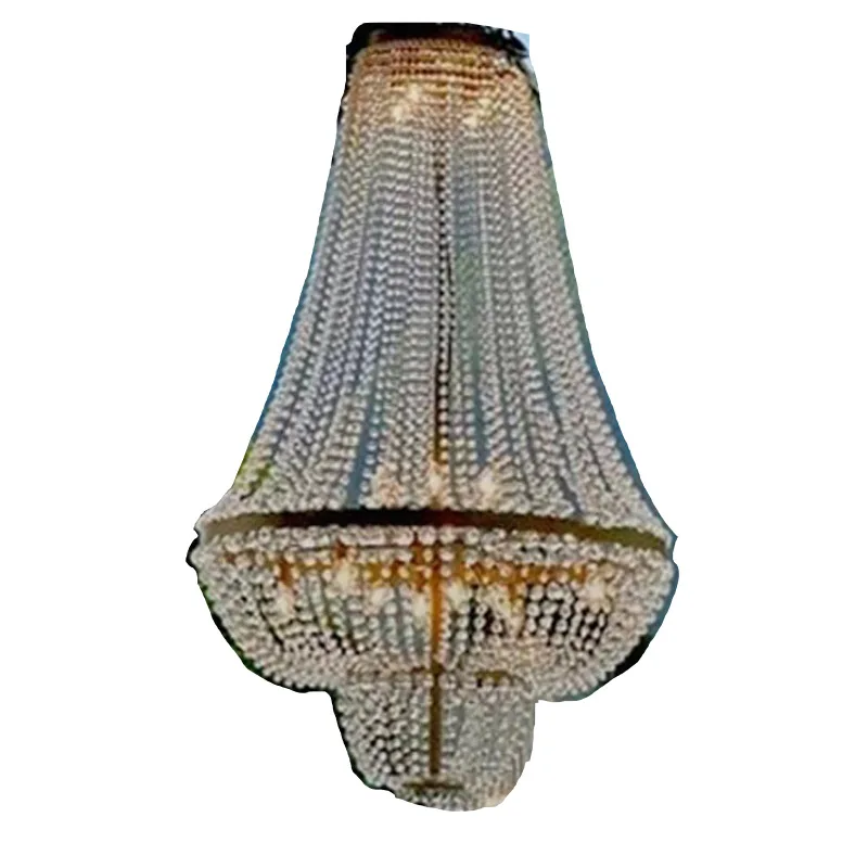 Wedding light luxury romantic crystal bright chandelier, hotel ceiling pendant
Wedding light luxury romantic crystal bright chandelier, hotel ceiling pendant