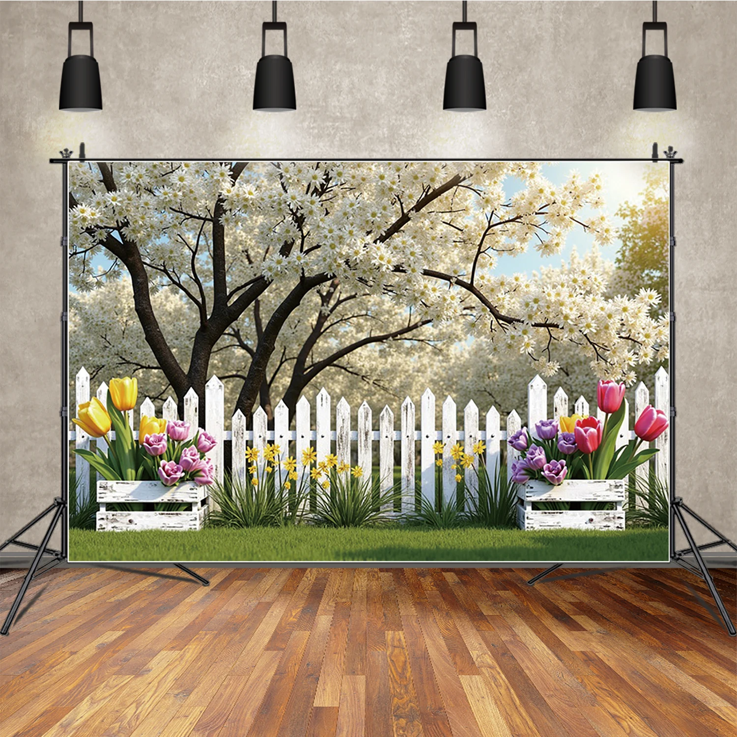 MOON.QG Hello Spring Fence Flower Grass Garden Background Photography Trees Lawn Backdrop Birthday Party Home Decoration Photo
MOON.QG Hello Spring Fence Flower Grass Garden Background Photography Trees Lawn Backdrop Birthday Party Home Decoration Photo