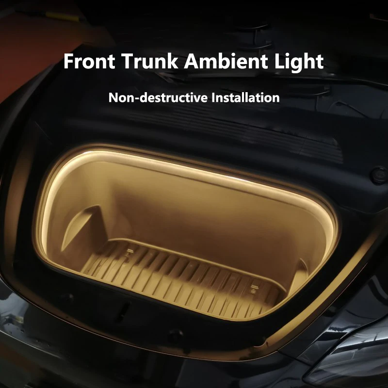 Model 3 Front Trunk Lights Interior Modification Light Strips Ambient Lights Compatible with 21-23 Models Y And Model 3
Model 3 Front Trunk Lights Interior Modification Light Strips Ambient Lights Compatible with 21-23 Models Y And Model 3