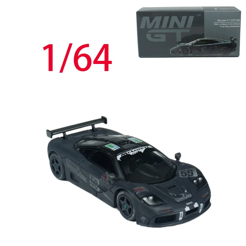MINIGT Литой под давлением масштаб 1/64 McLaren F1 GTR # 59–1995 Le Mans модель автомобиля из сплава, игрушки для мальчиков, подарочная коллекция, дисплей
MINIGT Литой под давлением масштаб 1/64 McLaren F1 GTR # 59–1995 Le Mans модель автомобиля из сплава, игрушки для мальчиков, подарочная коллекция, дисплей