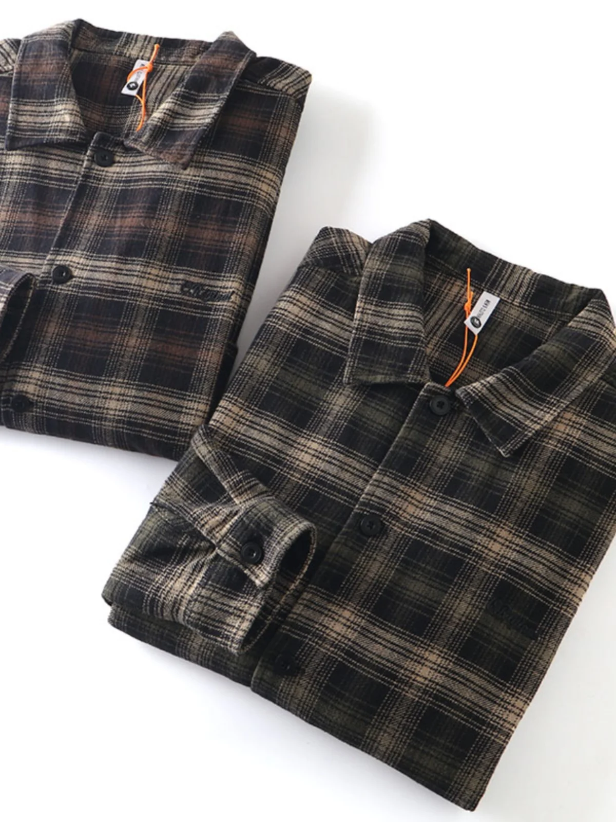 Retro Faion Thiened Long Sve Men's Casual irt Coat Flannel Color Blo Plaid Autumn Winter New Sle Workwear Jaet
Retro Faion Thiened Long Sve Men's Casual irt Coat Flannel Color Blo Plaid Autumn Winter New Sle Workwear Jaet