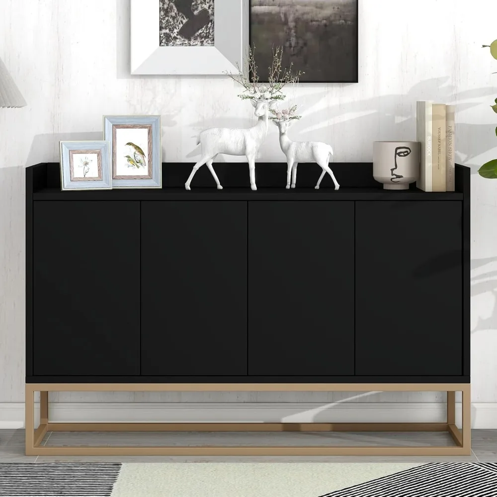 Modern Kitchen Storage Sideboard Buffet Cabinet Console Table,47 inch Sideboard Buffet Storage Cabinet with Doors and Adjustable
Modern Kitchen Storage Sideboard Buffet Cabinet Console Table,47 inch Sideboard Buffet Storage Cabinet with Doors and Adjustable