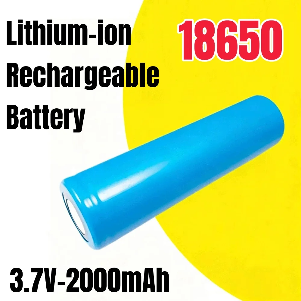 Rechargable 3.7v 100% Original for 18650 2000mAh 20A Discharge 2.0Ah 18650 Battery Li-ion Battery
Rechargable 3.7v 100% Original for 18650 2000mAh 20A Discharge 2.0Ah 18650 Battery Li-ion Battery
