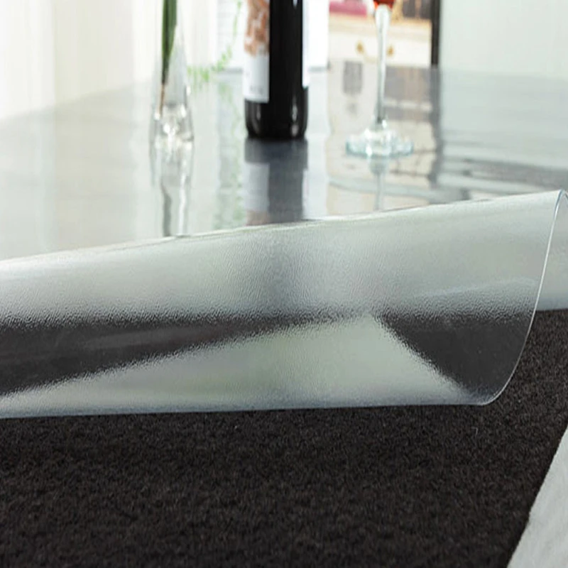 Pvc table cloth soft glass tablecloth sinistral transparent soft glass waterproof table cloth crystal plate plastic table cloth
Pvc table cloth soft glass tablecloth sinistral transparent soft glass waterproof table cloth crystal plate plastic table cloth