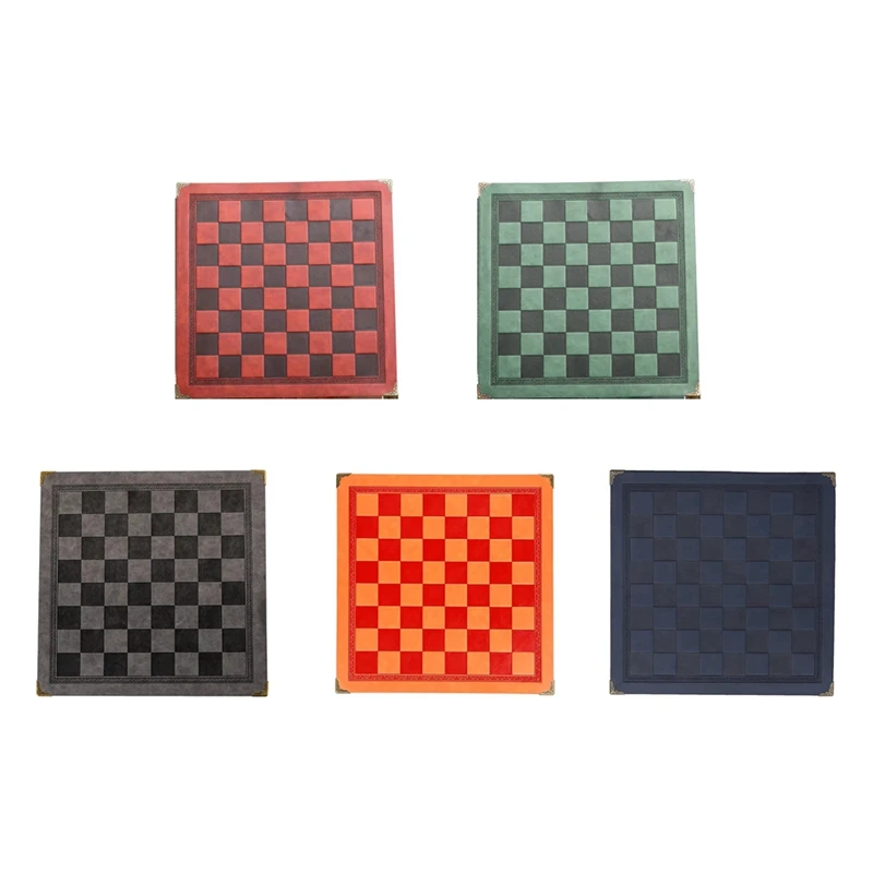 ABJX Новая кожаная шахматная доска 33 см, уникальный дизайн, портативный аксессуар для настольной игры, металлические угловые ограждения
ABJX Новая кожаная шахматная доска 33 см, уникальный дизайн, портативный аксессуар для настольной игры, металлические угловые ограждения