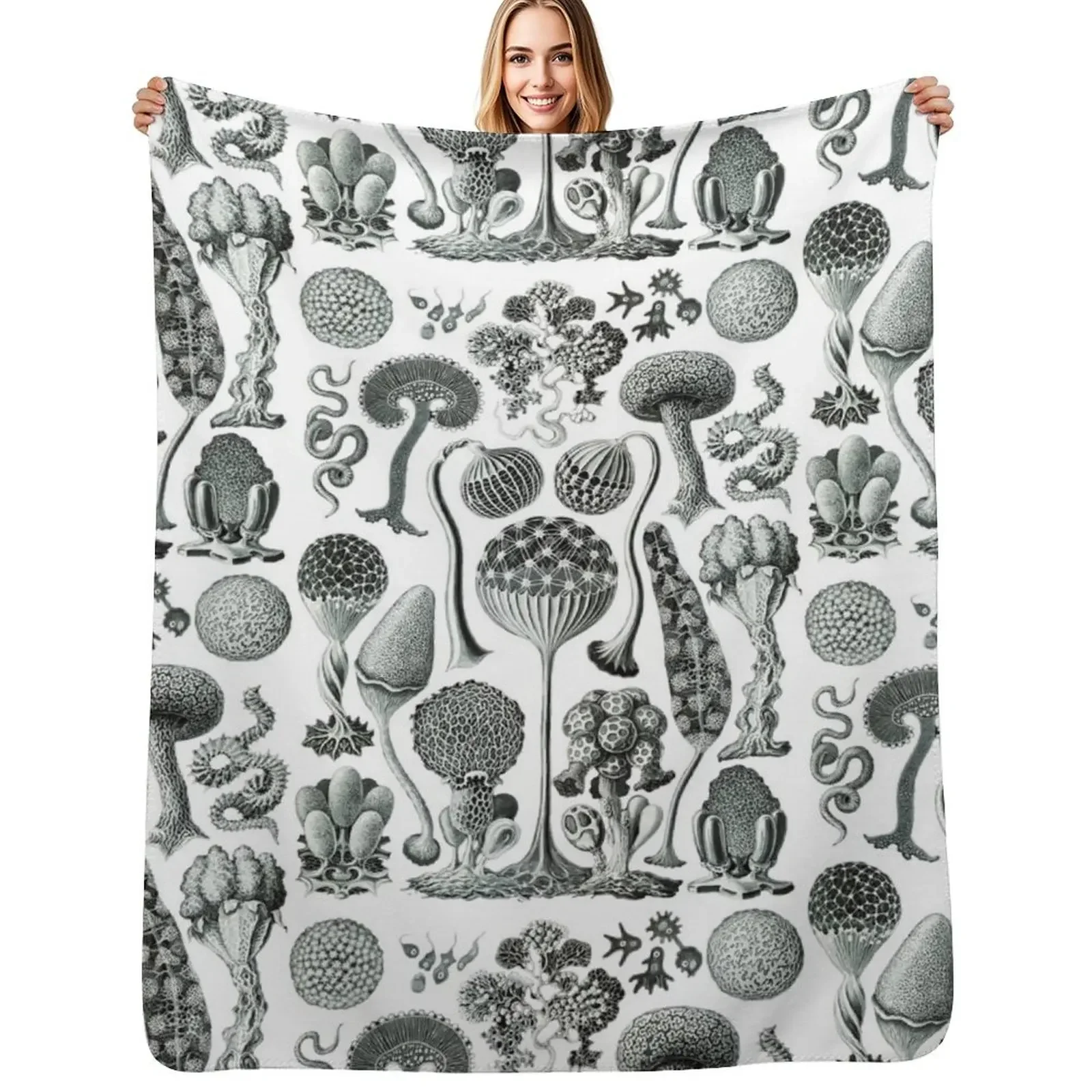 Ernst Haeckel - Mycetozoa Throw Blanket blankets ands cosplay anime Retros Blanket
Ernst Haeckel - Mycetozoa Throw Blanket blankets ands cosplay anime Retros Blanket