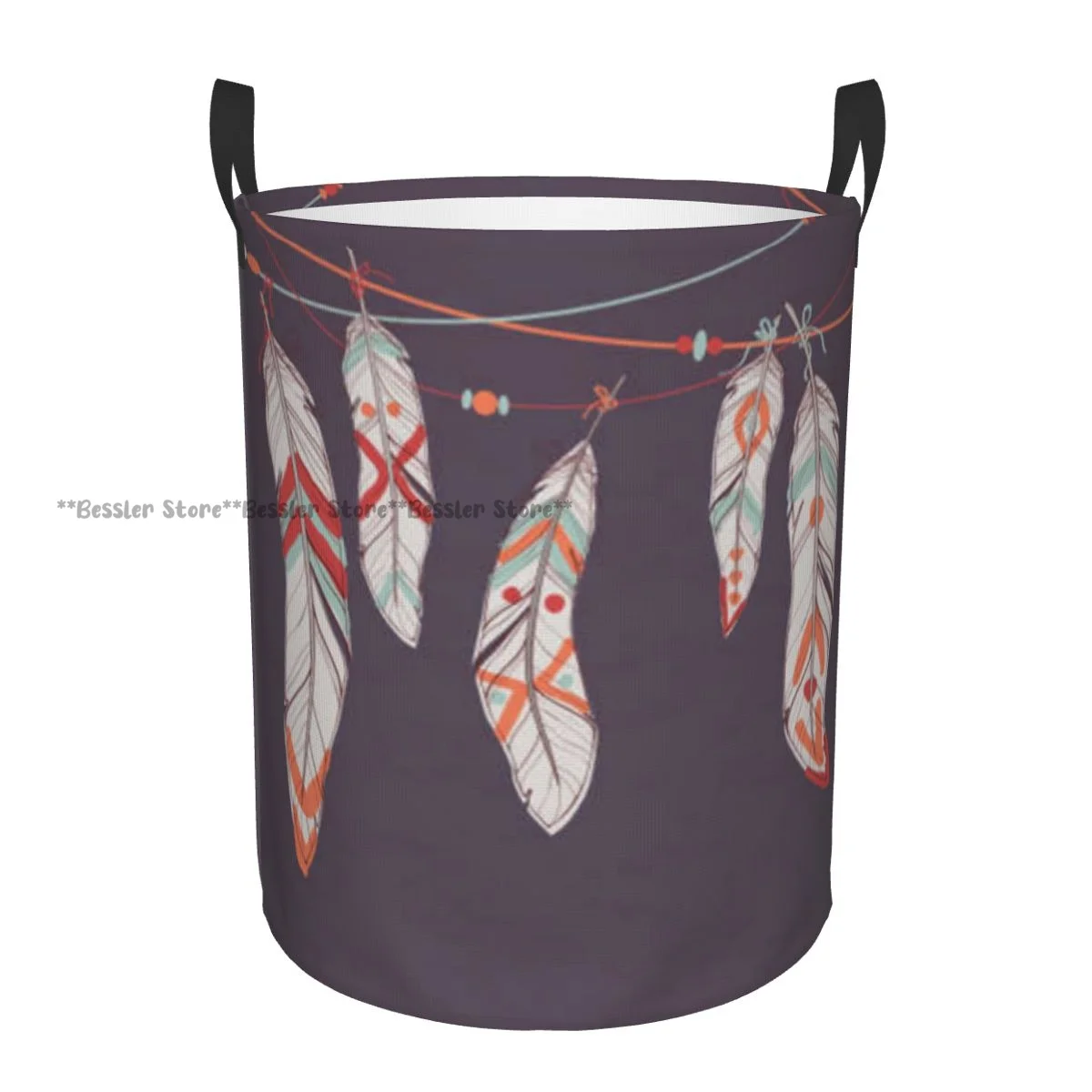 Colorful Ethnic Feathers Native Print Waterproof Storage Bag Household Dirty Laundry Basket Folding Clothes Organizer
Colorful Ethnic Feathers Native Print Waterproof Storage Bag Household Dirty Laundry Basket Folding Clothes Organizer