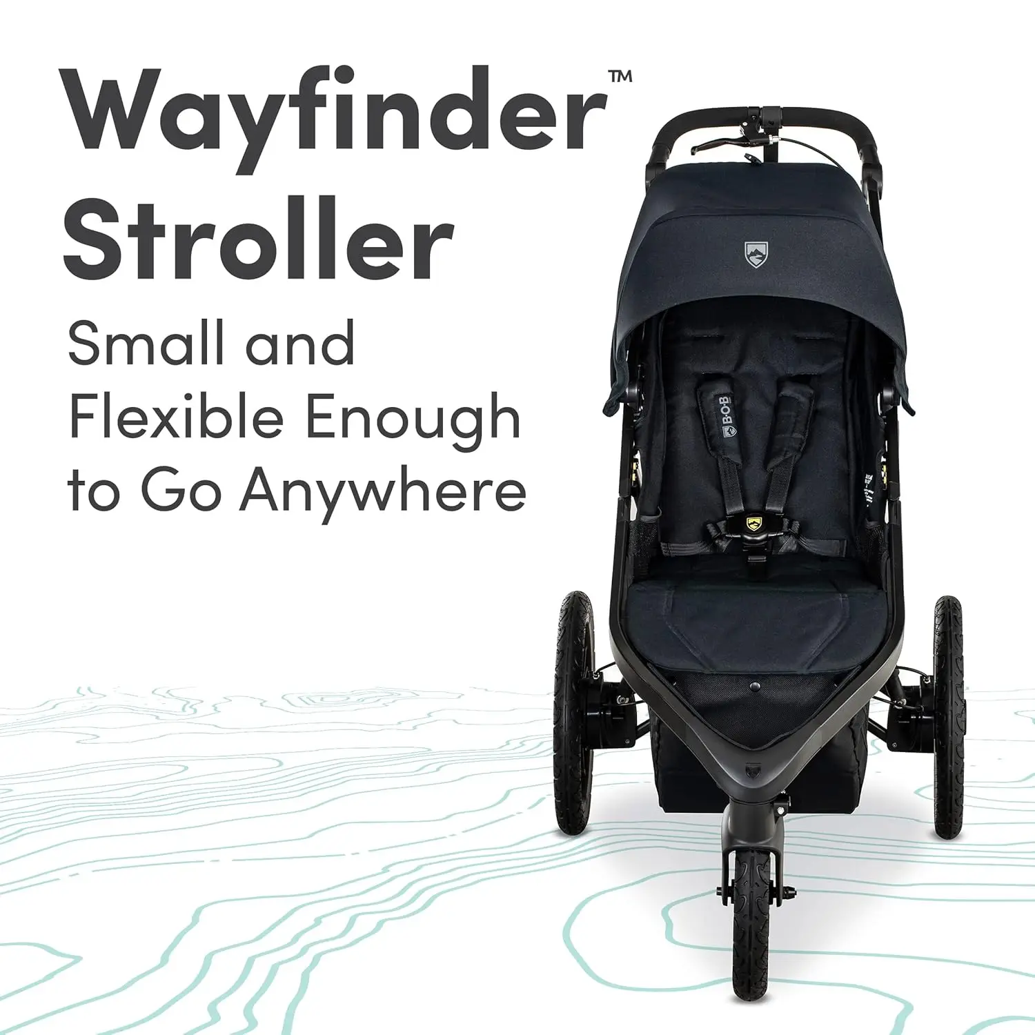 Детская прогулочная коляска BOB Wayfinder с независимой двойной подвеской, пневматическими шинами, ограничением веса до 75 фунтов, цвет Nightfall
Детская прогулочная коляска BOB Wayfinder с независимой двойной подвеской, пневматическими шинами, ограничением веса до 75 фунтов, цвет Nightfall