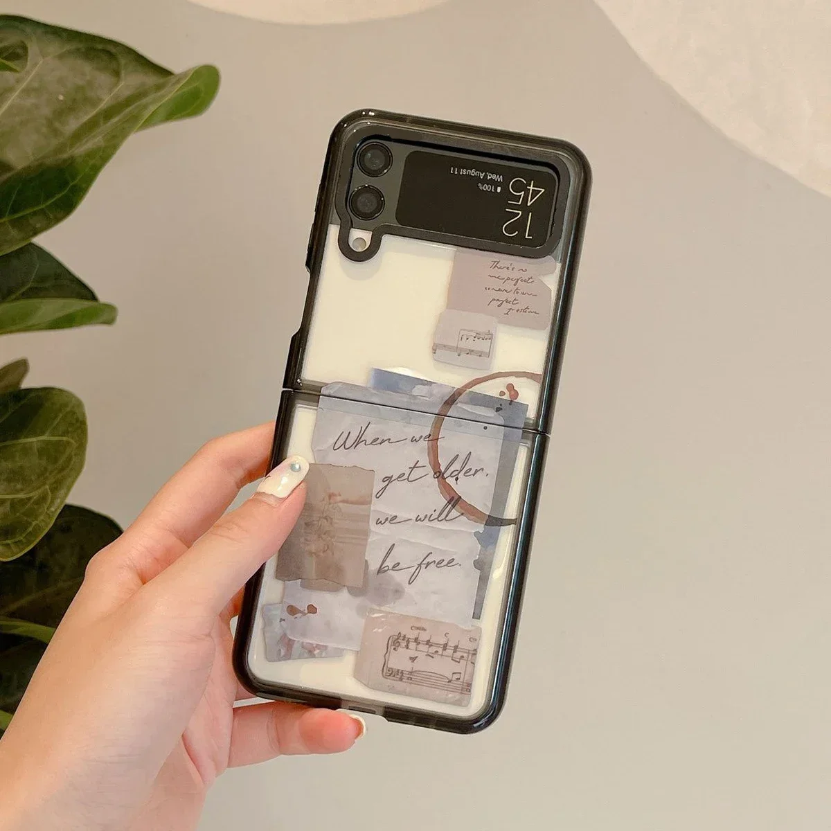 Acrylic Black Border Note Phone Case for Samsung Galaxy Z Flip 5 4 3 Back Cover for ZFlip3 ZFlip4 ZFlip5 Hard Case Shell
Acrylic Black Border Note Phone Case for Samsung Galaxy Z Flip 5 4 3 Back Cover for ZFlip3 ZFlip4 ZFlip5 Hard Case Shell