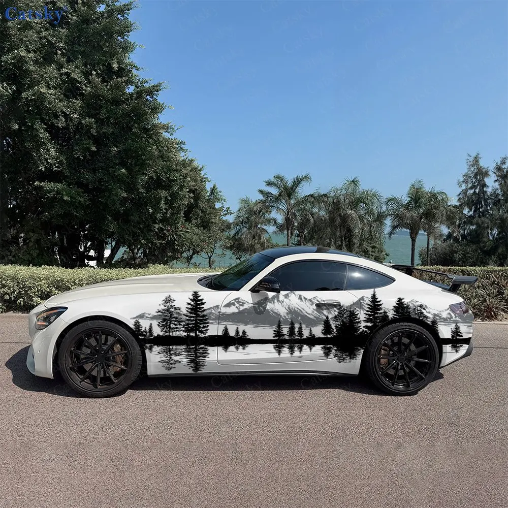 2pcs Ink Wash Mountain & Forest Car Side Wraps, Self-Adhesive PVC Waterproof & Scratch-Resistant Stickers, Car Accessory Gift
2pcs Ink Wash Mountain & Forest Car Side Wraps, Self-Adhesive PVC Waterproof & Scratch-Resistant Stickers, Car Accessory Gift