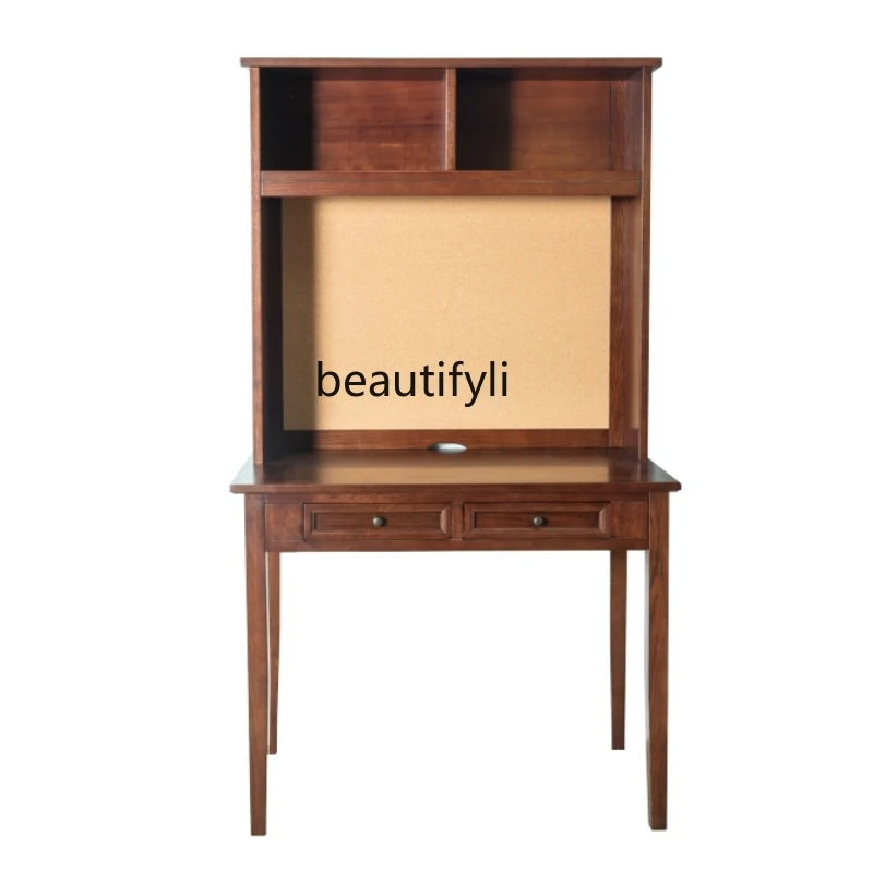 Desk Bookcase Student Writing Desk Home Study Table American Solid Wood Desk
Desk Bookcase Student Writing Desk Home Study Table American Solid Wood Desk