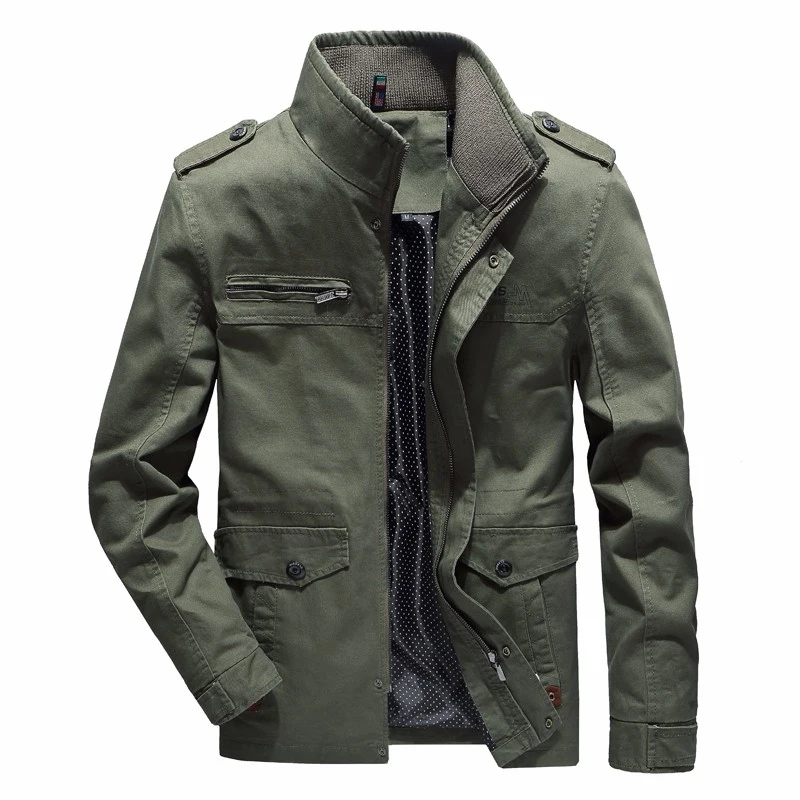 2023 Men spring Autumn Cargo Solid Color Lapel Loose Jacket Men Pocket Outdoors Business Casual Fashion Windproof Jacket Male
2023 Men spring Autumn Cargo Solid Color Lapel Loose Jacket Men Pocket Outdoors Business Casual Fashion Windproof Jacket Male