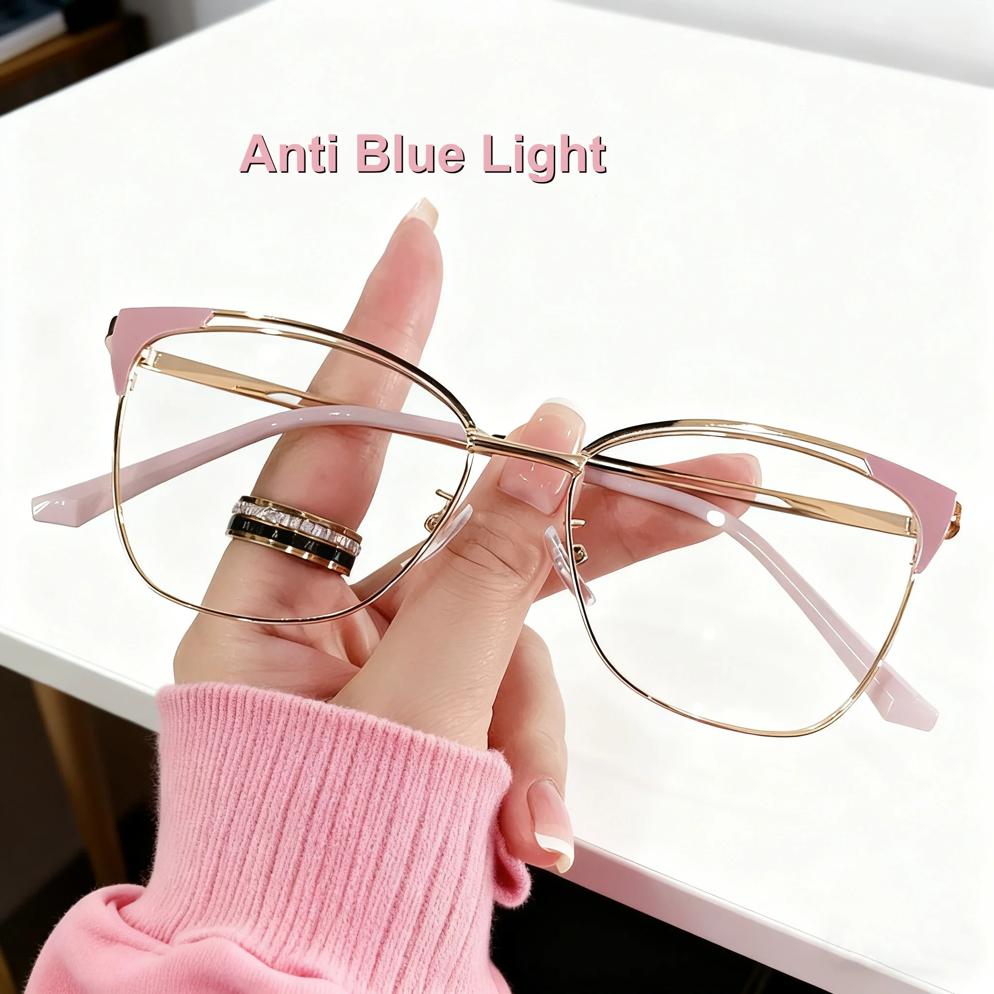 2025 New Fashionable Luxury Metal Frame Women's Flat Light Glasses Ultra Light Neutral High Quality Anti Blue Light Glasses
2025 New Fashionable Luxury Metal Frame Women's Flat Light Glasses Ultra Light Neutral High Quality Anti Blue Light Glasses