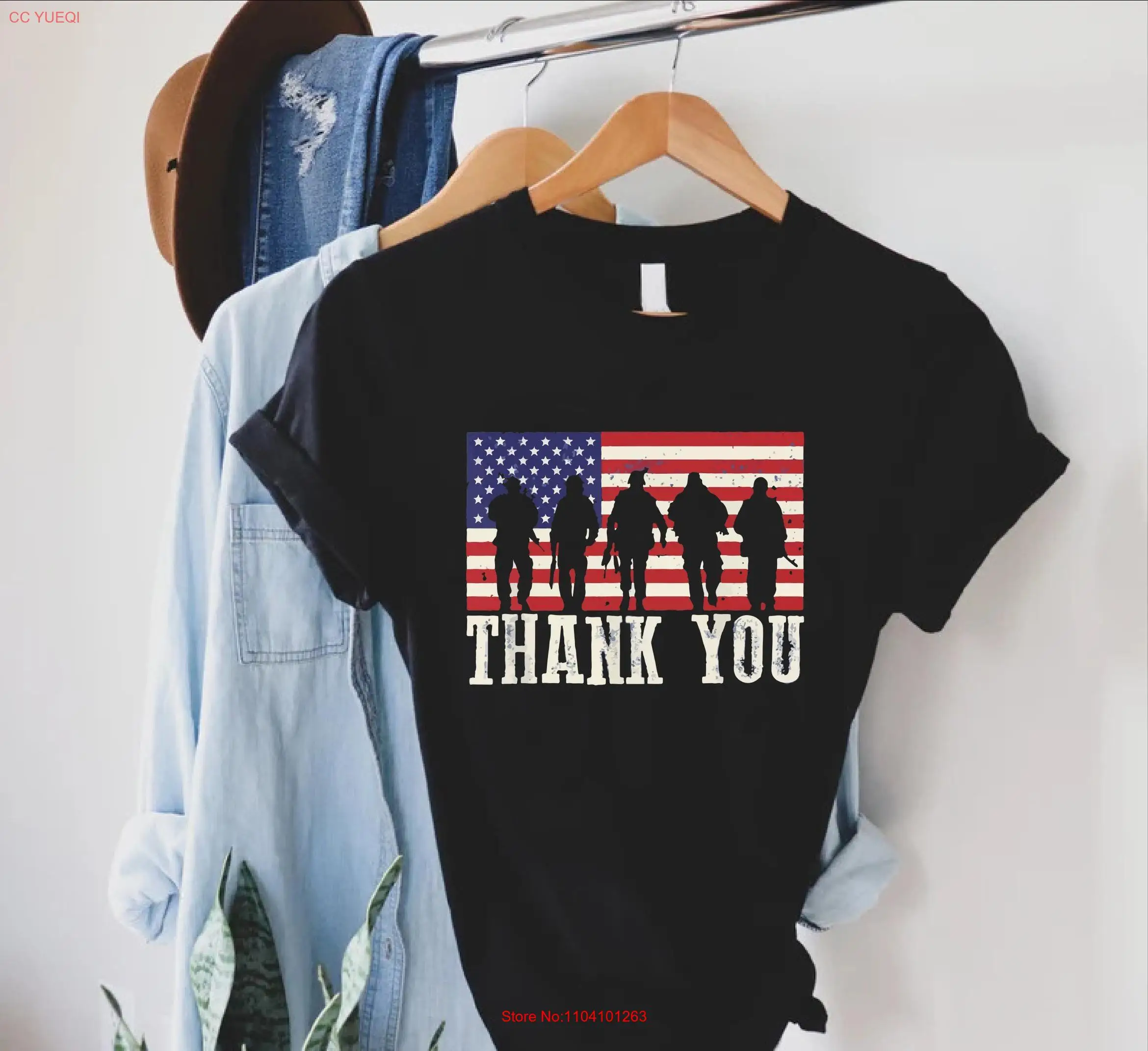Veteran Day Thank You T Shirt Proud Women Military Patriotic Army Lover Memorial Soldier long or short sleeves
Veteran Day Thank You T Shirt Proud Women Military Patriotic Army Lover Memorial Soldier long or short sleeves
