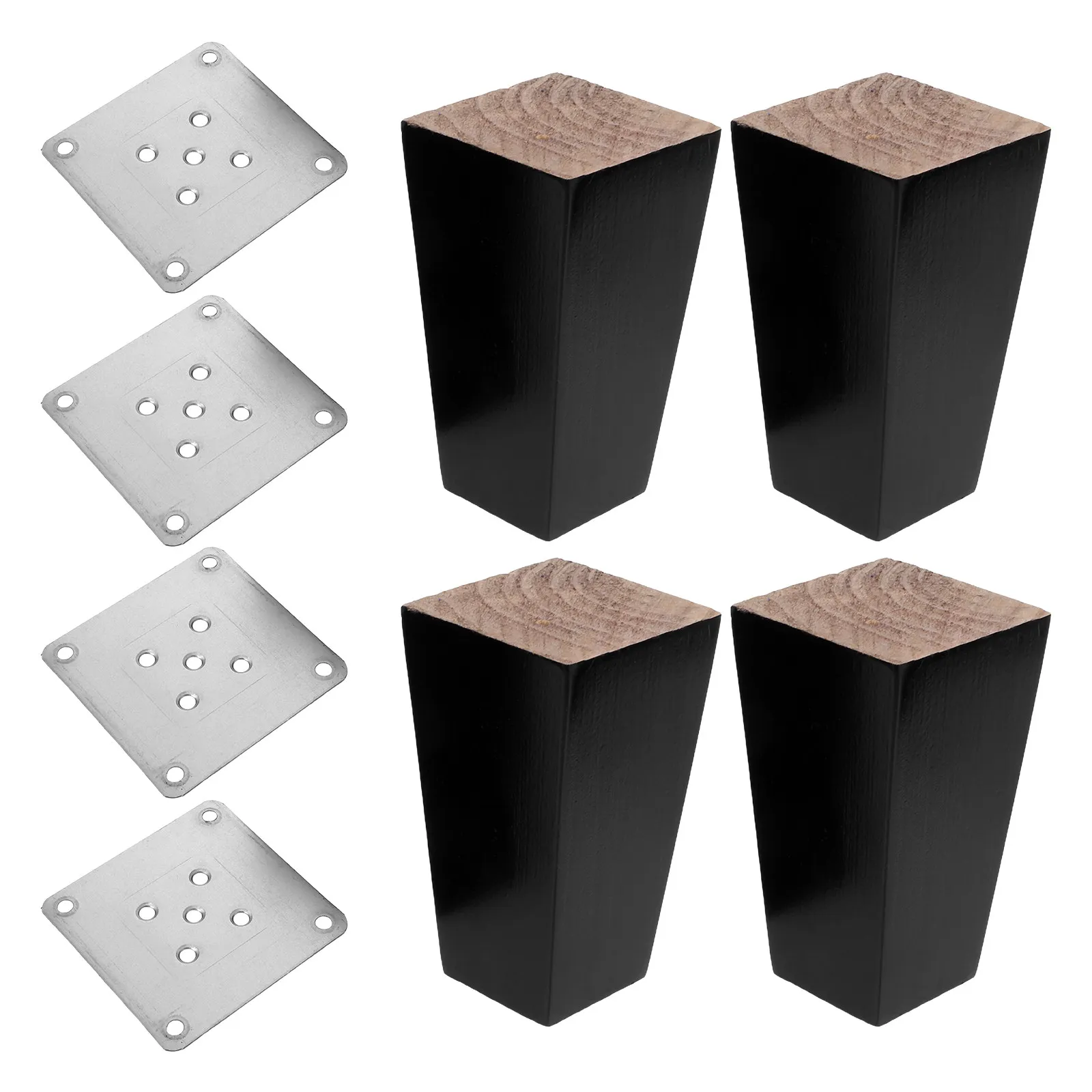 Комплект из 4 квадратных деревянных ножек для дивана, 10 см, цельные конические мебельные опоры, замена для дивана, кресла-реклайнера, прикроватной тумбочки, тумбы, шкафа
Комплект из 4 квадратных деревянных ножек для дивана, 10 см, цельные конические мебельные опоры, замена для дивана, кресла-реклайнера, прикроватной тумбочки, тумбы, шкафа