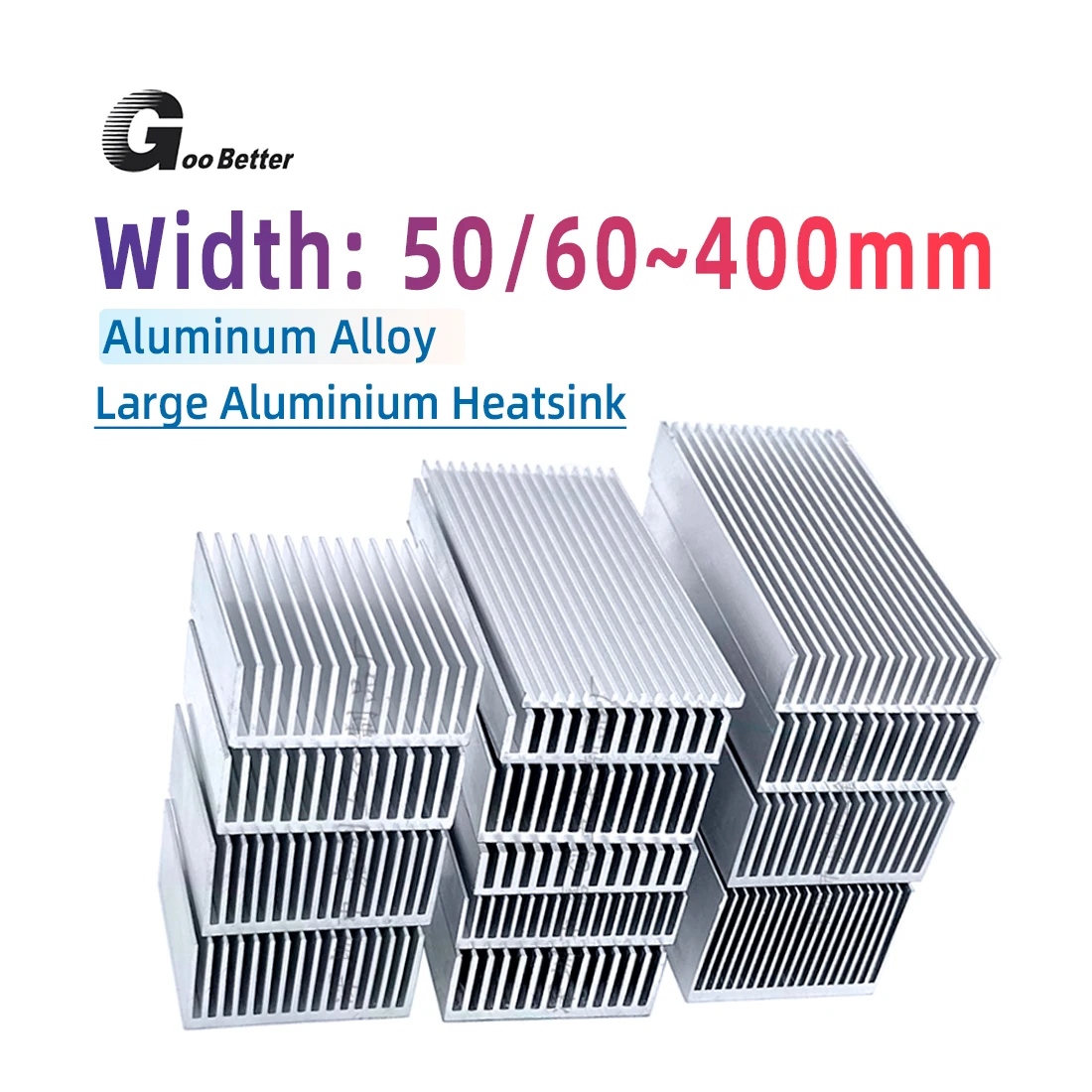 Radiator Aluminum Heatsink Extruded Heat sink for LED Electronic CHIP Heat Dissipation Cooling Cooler 50x50x25mm ~ 400x55x25mm
Radiator Aluminum Heatsink Extruded Heat sink for LED Electronic CHIP Heat Dissipation Cooling Cooler 50x50x25mm ~ 400x55x25mm