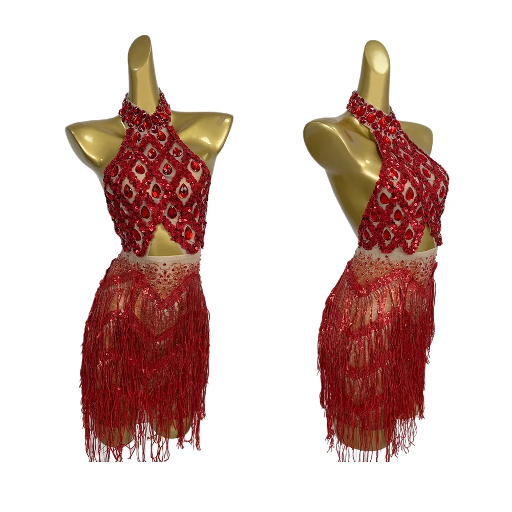 Shiny Red Sequin Rhinestone Night Club Dress Women Cheerleader Festival Clothing Las Vegas Tassel Show Dance Performance Costume
Shiny Red Sequin Rhinestone Night Club Dress Women Cheerleader Festival Clothing Las Vegas Tassel Show Dance Performance Costume
