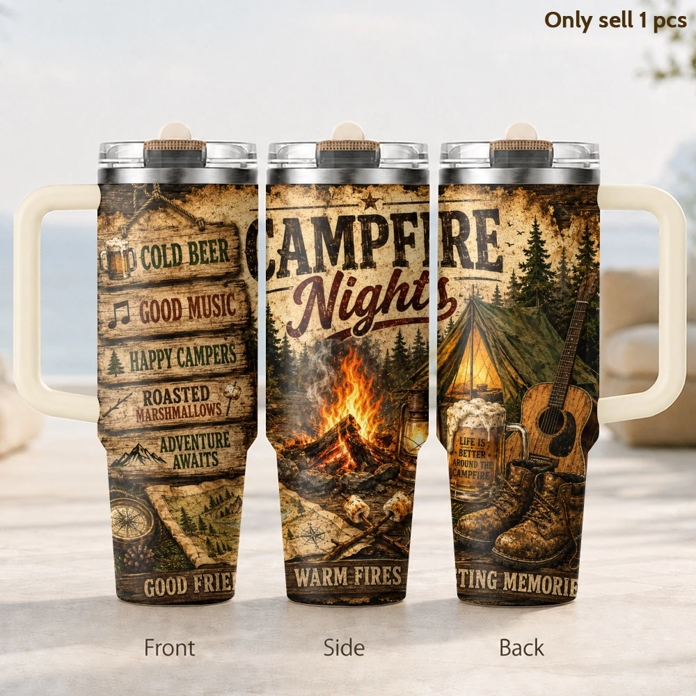 Camping Beer Good Times Vacuum Flasks 40oz 3rd Gen Vacuum Insulated Stainless Steel Tumbler Cup with Handle Straw Lid for Gifts
Camping Beer Good Times Vacuum Flasks 40oz 3rd Gen Vacuum Insulated Stainless Steel Tumbler Cup with Handle Straw Lid for Gifts