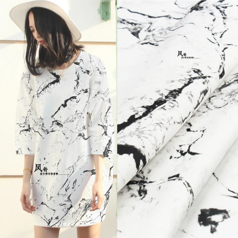 Printed Space Cotton Fabric Black White Granite Texture For Various Skirts Cheongsam Dress Jacket Coats Clothing Designer Fabric
Printed Space Cotton Fabric Black White Granite Texture For Various Skirts Cheongsam Dress Jacket Coats Clothing Designer Fabric