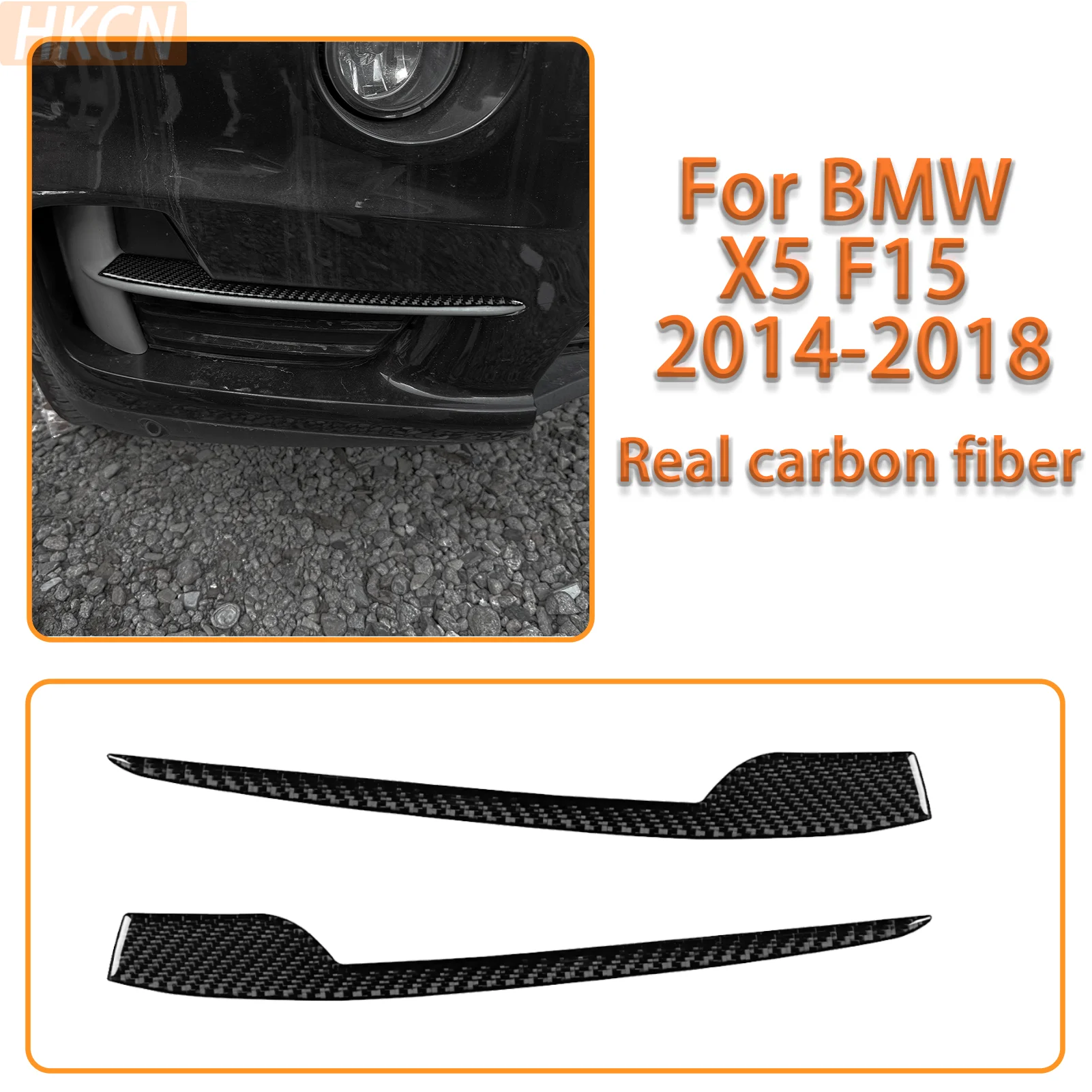 For BMW X5 F15 2014-2018 Car Front Bumper Fog Light Air Outlet Panel Decoration Carbon Fiber Accessories Modification Sticker
For BMW X5 F15 2014-2018 Car Front Bumper Fog Light Air Outlet Panel Decoration Carbon Fiber Accessories Modification Sticker