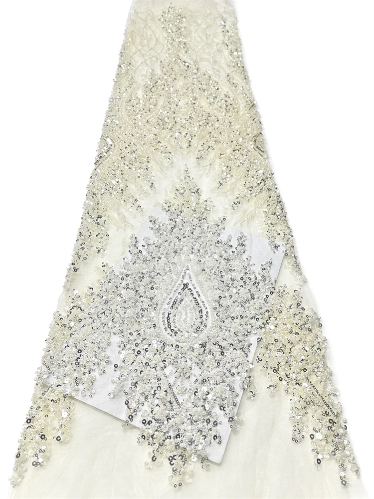 High-Quality Luxury African Embroidered Sequined Lace Fabric, 2026 Nigerian Beaded Lace Fabric, Suitable For Wedding Dresses.
High-Quality Luxury African Embroidered Sequined Lace Fabric, 2026 Nigerian Beaded Lace Fabric, Suitable For Wedding Dresses.