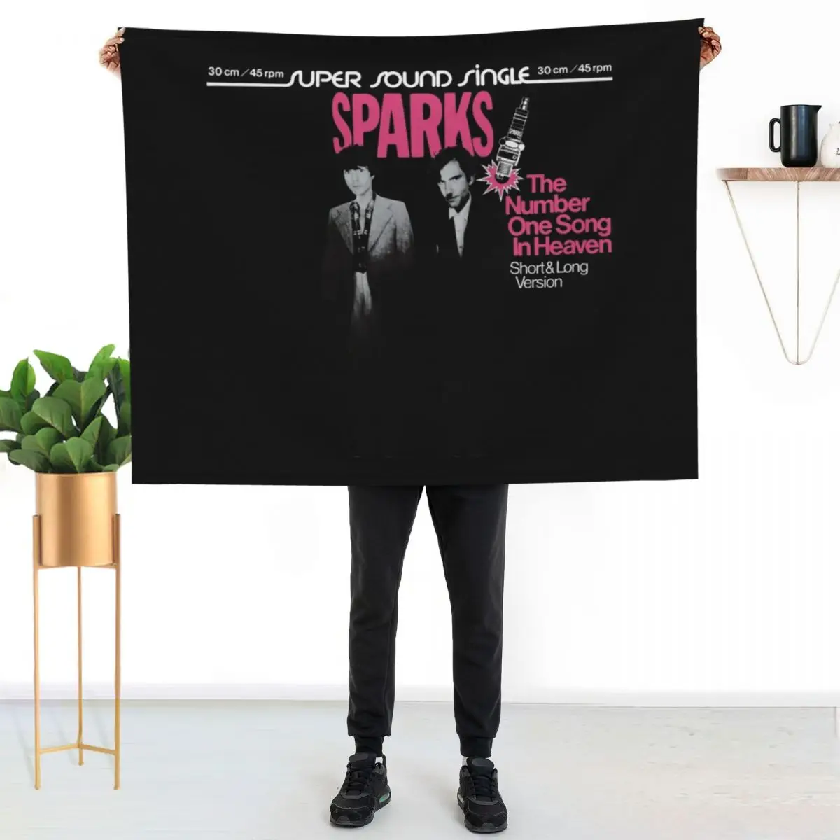 SPARKS - THE NUMBER ONE SONG IN HEAVEN Throw Blanket Cozy Sofa Blanket for TV Watching Napping
SPARKS - THE NUMBER ONE SONG IN HEAVEN Throw Blanket Cozy Sofa Blanket for TV Watching Napping