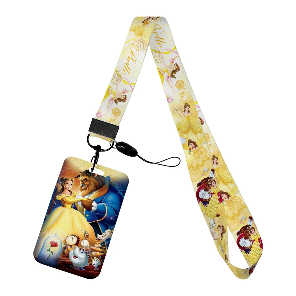 Disney Beauty and the Beast Belle Lanyard Keys Chain ID Credit Card Cover Bus Card Holder Charm Badge Holder Gifts Accessories
Disney Beauty and the Beast Belle Lanyard Keys Chain ID Credit Card Cover Bus Card Holder Charm Badge Holder Gifts Accessories