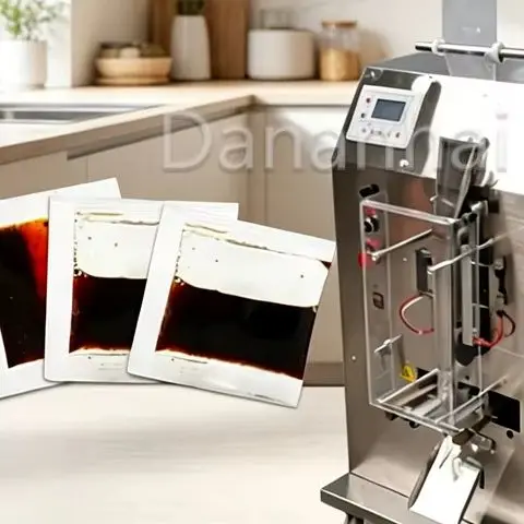 Electric Liquid Packaging Machine for Fruit Juice Vinegar Oil Sauce Bagging Quantitative Filling Sealing for Business & Store
Electric Liquid Packaging Machine for Fruit Juice Vinegar Oil Sauce Bagging Quantitative Filling Sealing for Business & Store