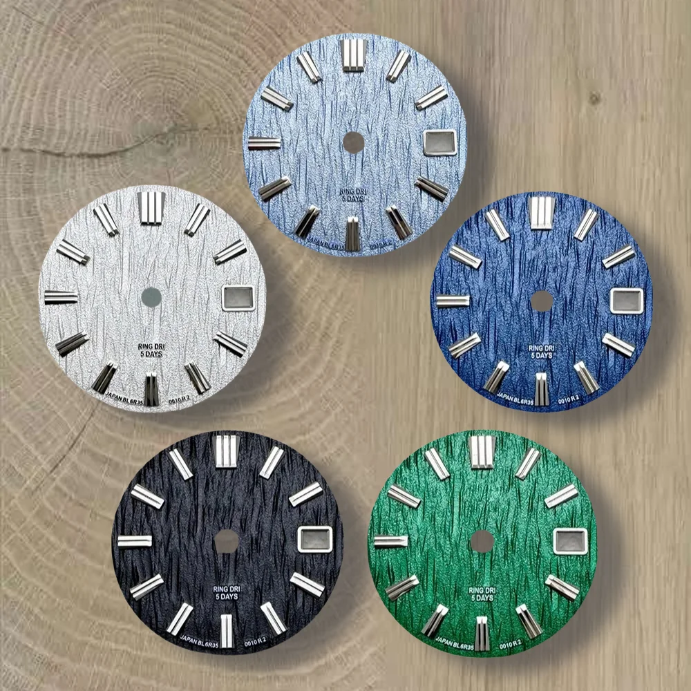 28.5mm GS Logo With Grand S Dial Suitable Fit NH35/NH36/4R/7S Japan Movement Green Lumens Wave High Quality Watch Accessories
28.5mm GS Logo With Grand S Dial Suitable Fit NH35/NH36/4R/7S Japan Movement Green Lumens Wave High Quality Watch Accessories 