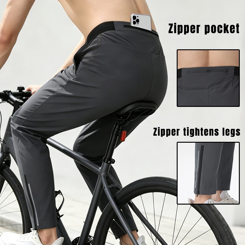 With Zipper Pocket Bicycle Pants Men MTB Cycling Tights Sports Pants Outdoor Running Gym Jogging Fitness Sweatpants
With Zipper Pocket Bicycle Pants Men MTB Cycling Tights Sports Pants Outdoor Running Gym Jogging Fitness Sweatpants