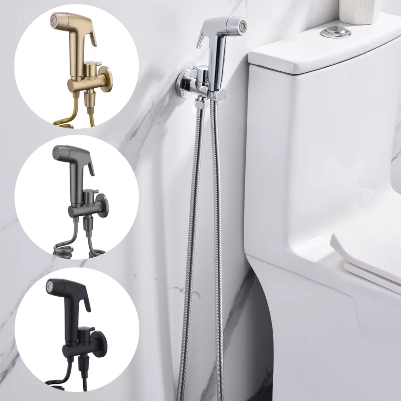 Brass Handheld Bidet Sprayer Set Toilet Toilet Bidet Faucet Bathroom Balcony Handheld Sprayer Shower Nozzle Self Cleaning
Brass Handheld Bidet Sprayer Set Toilet Toilet Bidet Faucet Bathroom Balcony Handheld Sprayer Shower Nozzle Self Cleaning