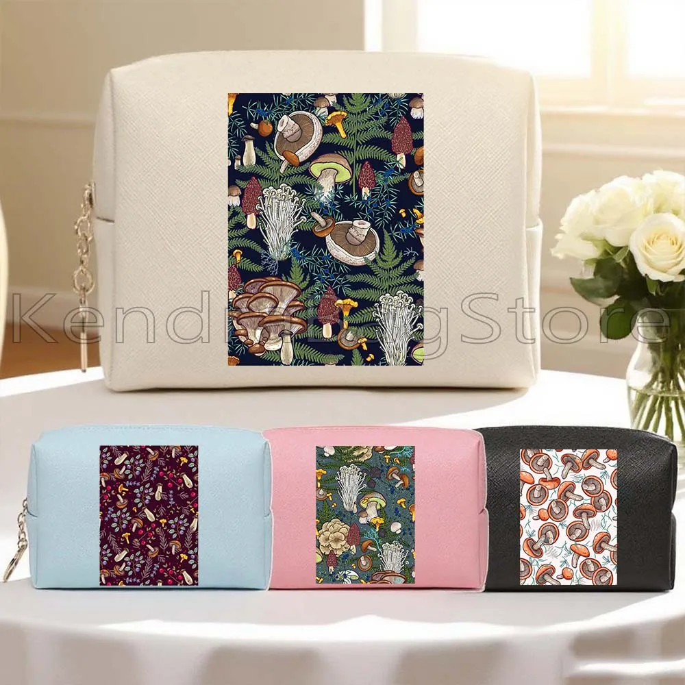 Toxic Mushroom Berries Flowers Botanical Garden PU Leather Travel Cosmetic Bag Portable Women Makeup Bag Waterproof Toiletry Bag
Toxic Mushroom Berries Flowers Botanical Garden PU Leather Travel Cosmetic Bag Portable Women Makeup Bag Waterproof Toiletry Bag
