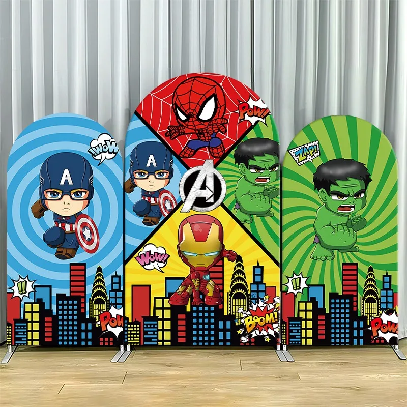 Arch Backdrop Cover Single Side Superhero 3D Marvel Characters Cityscape Durable Party Decoration Photo Booth Background Props
Arch Backdrop Cover Single Side Superhero 3D Marvel Characters Cityscape Durable Party Decoration Photo Booth Background Props