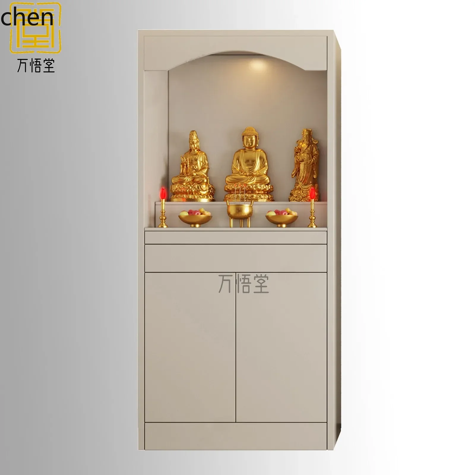 FG6.10 altar cabinet Buddhist Altar Cabinet for Home Use, Buddha Worship Table, God of Wealth Altar Cabinet
FG6.10 altar cabinet Buddhist Altar Cabinet for Home Use, Buddha Worship Table, God of Wealth Altar Cabinet